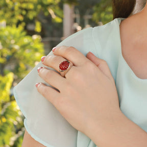  carnelian ring