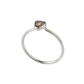  silver diamond ring