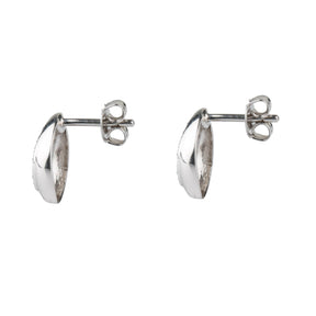  diamond silver earrings