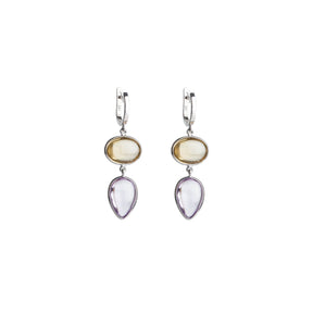 silver earrings