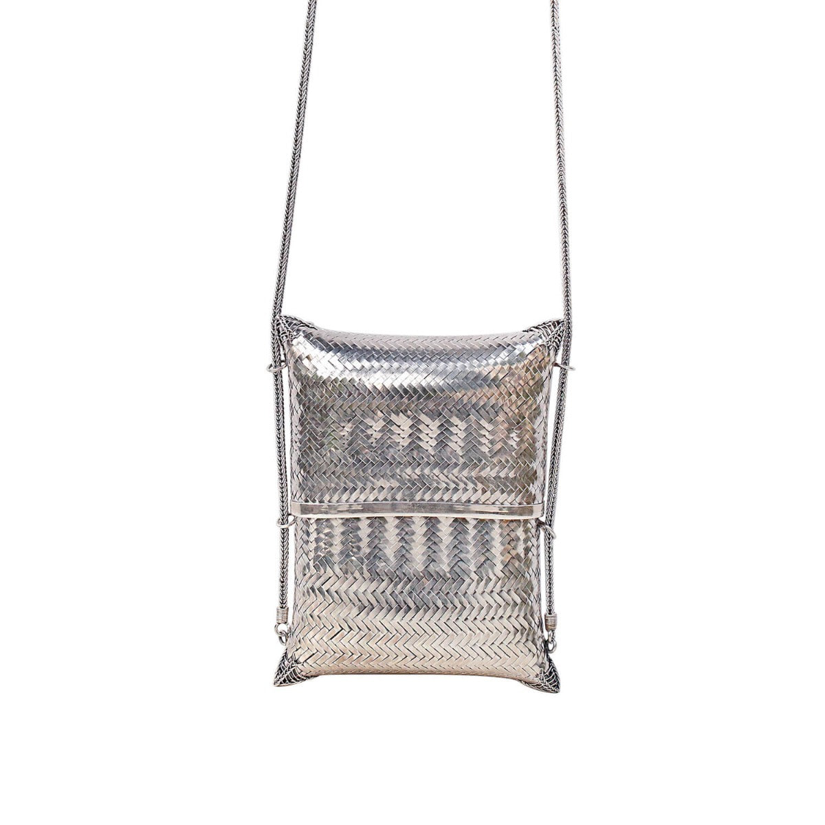 Glaring Lavish Optimum Silver Clutch