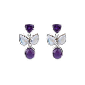silver earrings
