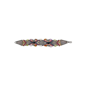 Beaded Boho Power Silver 925 Unisex Bracelet