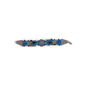 Beaded Boho Power Silver 925 Bracelet