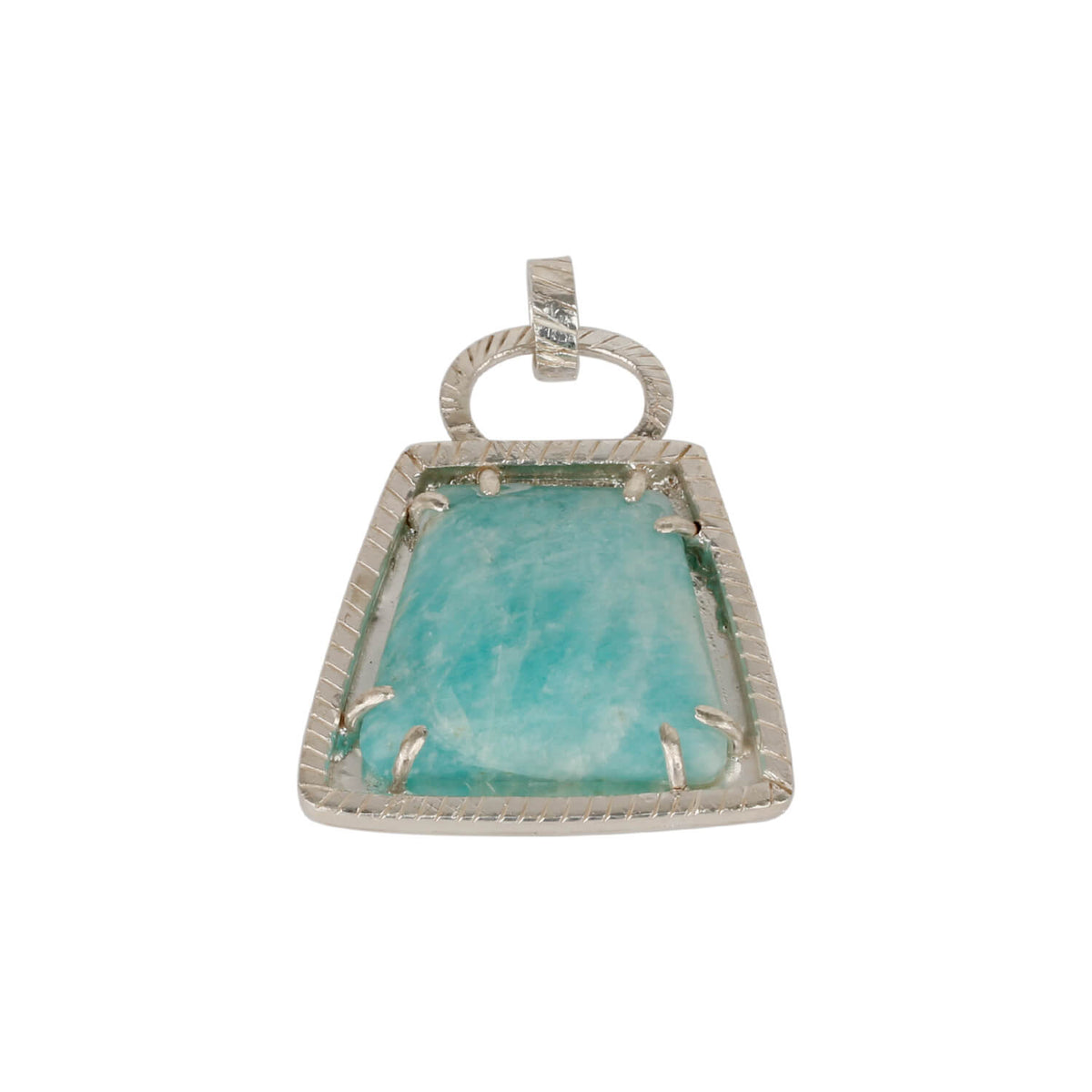 Rhombus Amazonite Pendant, Silver Necklaces, Earrings, Rings, Bangles, Pendants, And Anklets, Shop, Online, Beauty, Collections, Jewelry store near me, Coral, Buy online jewelry, Buy rings online, Buy earrings online, Buy necklace online, Buy pendant onli
