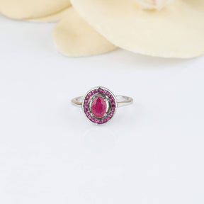 Ruby Silver 925 Ring