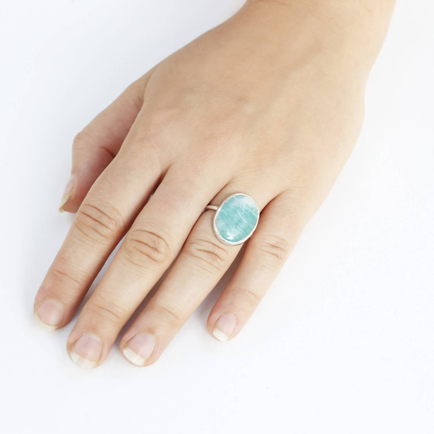  light blue ring