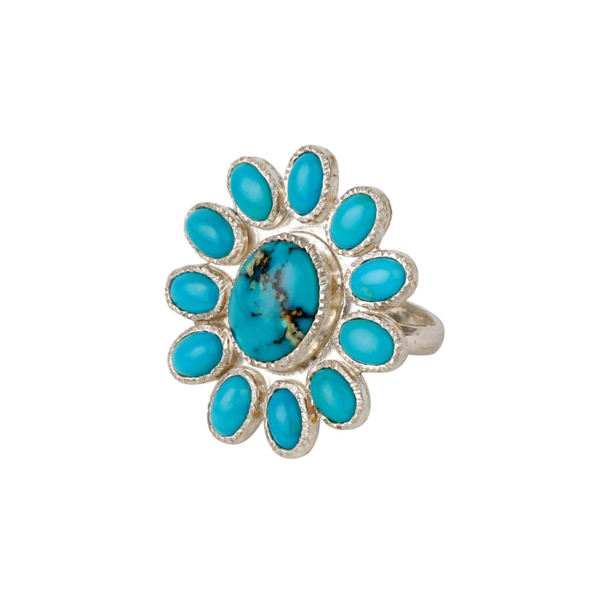 Turquoise sterling silver ring