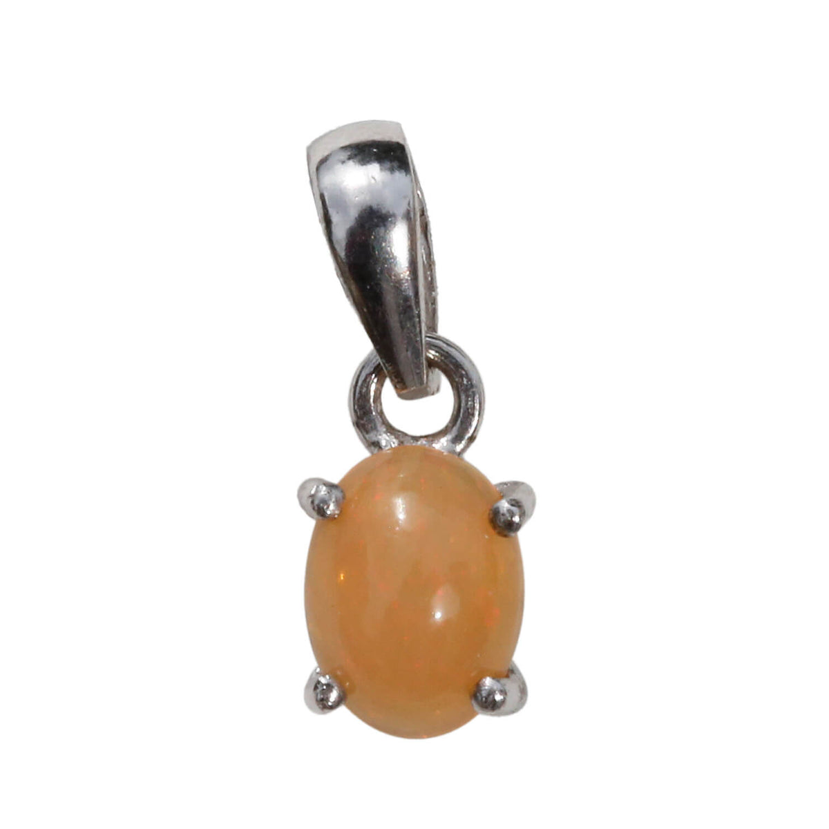 oval pendant, opal pendant, lemon color pendant,  Silver Necklaces, Earrings, Rings, Bangles, Pendants, And Anklets, Shop, Online, Beauty, Collections, Jewelry store near me, Coral, Buy online jewelry, Buy rings online, Buy earrings online, Buy necklace o