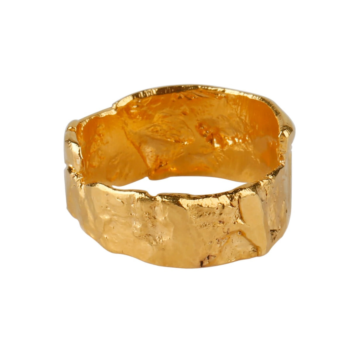 18K Gold Plated sterling silver ring