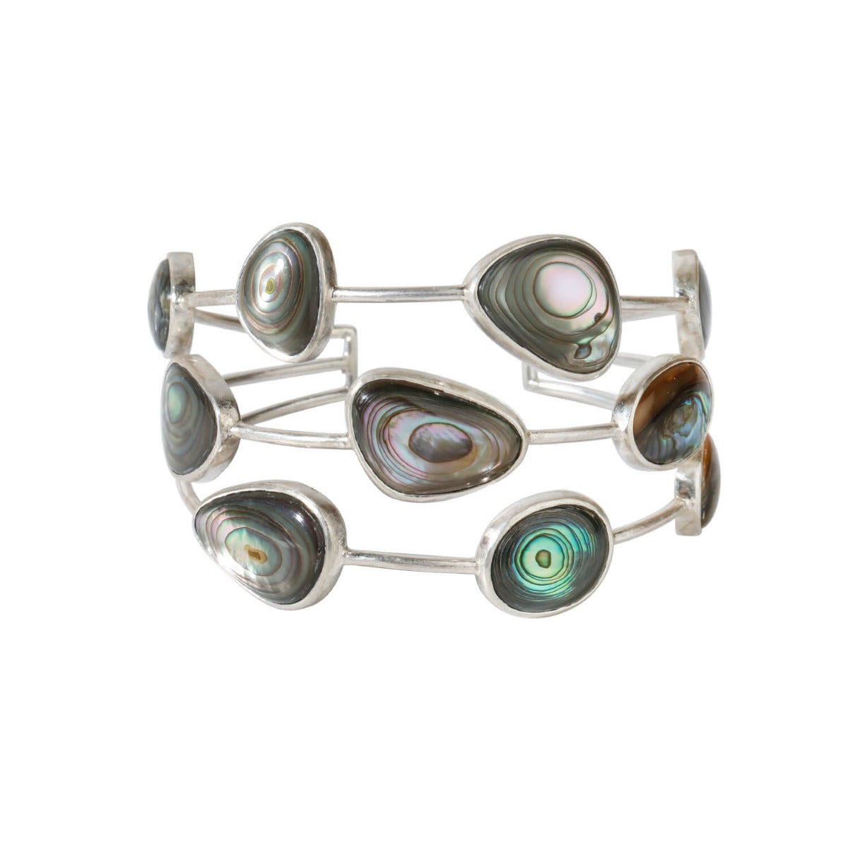 Abalone cuff bangle