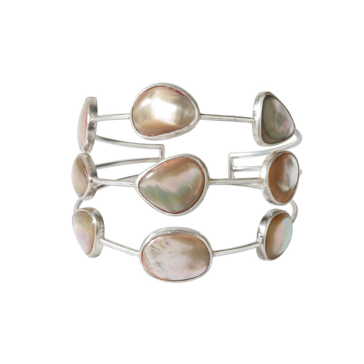 Abalone openable bangle