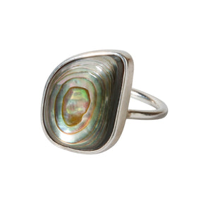 Vintage Style Oval Abalone Ring
