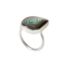 Vintage Style Oval Abalone Ring