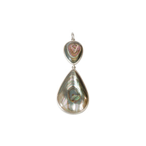 Water droplet Abalone pendant