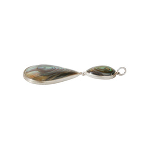 Water droplet Abalone pendant