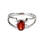 Garnet Silver 925 Ring
