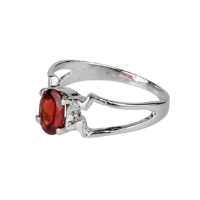 Garnet Silver 925 Ring