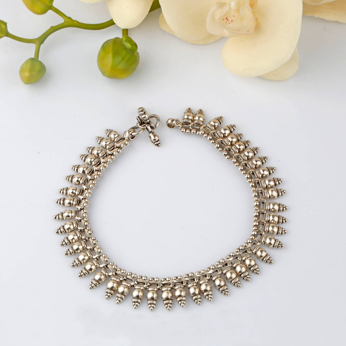 silver anklet, sterling silver anklet, buy anklets online, buy silver anklets online