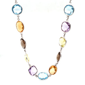 Kash color stone necklace