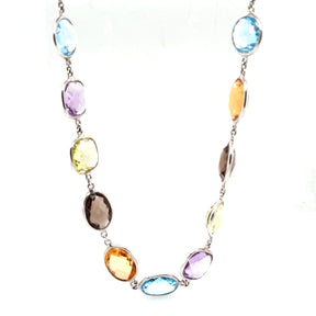 Kash color stone necklace
