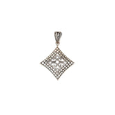 Sterling silver diamond shape Pendant