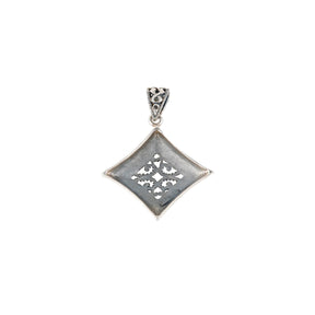 Sterling silver diamond shape Pendant